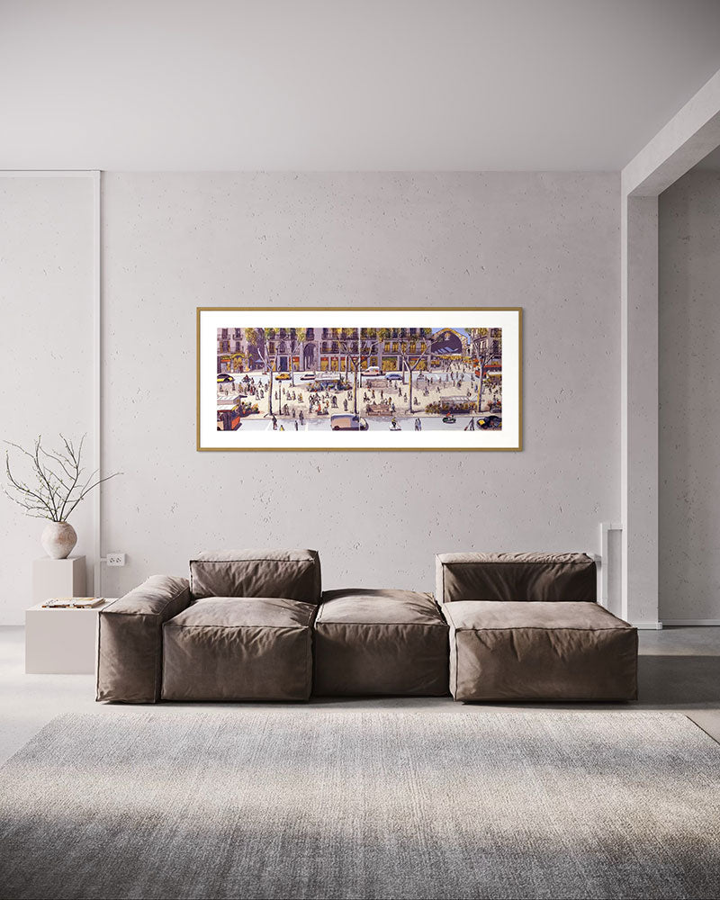 Josep Moscardó - La Boqueria and La Rambla