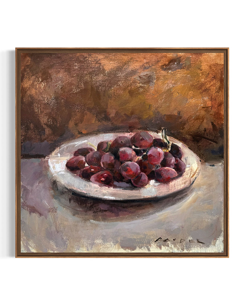 Anna Dauder - Plato con uvas