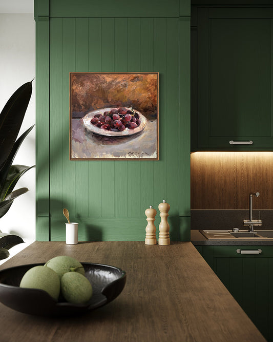 Anna Dauder - Plato con uvas