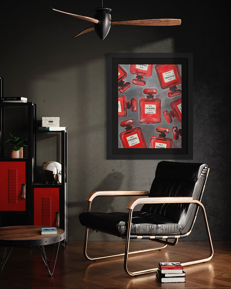 Silvio Alino - 9/Chanel No. 5 (Gris-Rojo)