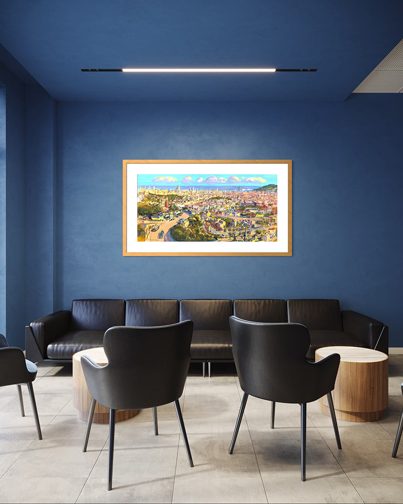 Josep Moscardó - Tarde de nubes ( Barcelona Panorama)