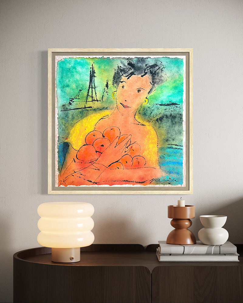 Perico Pastor - Femme aux oranges