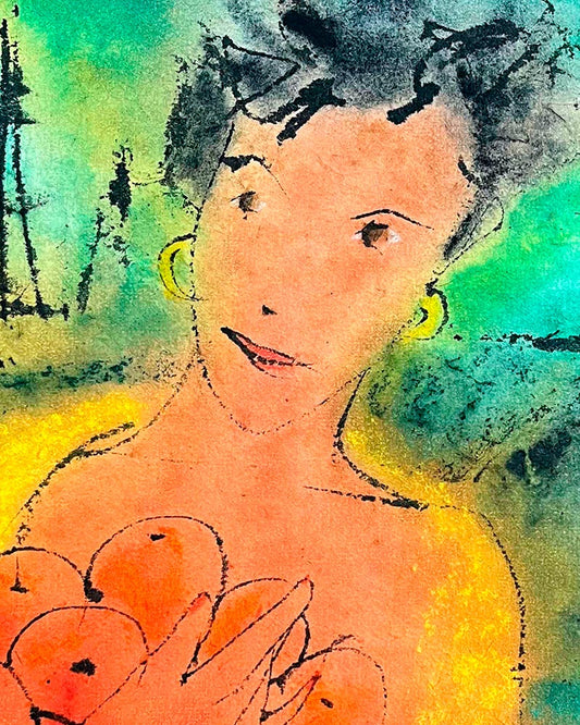 Perico Pastor - Femme aux oranges