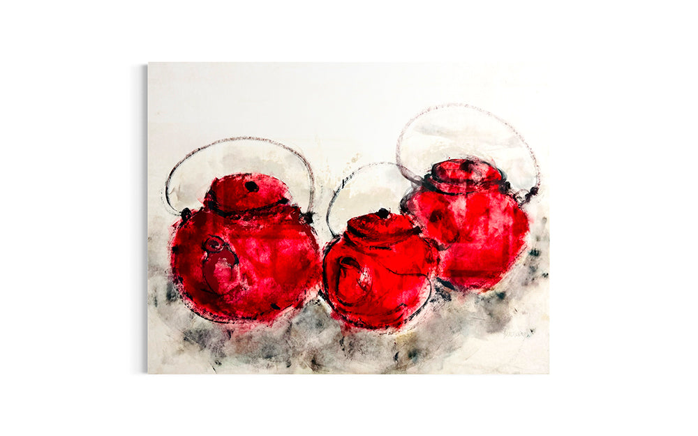 Blanca Vernis · Teteras rojas