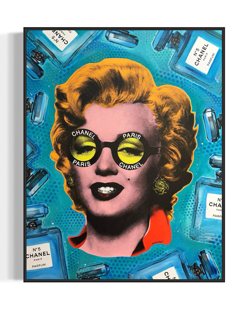 Silvio Alino - Marilyn Chanel No. 5 (Yellow-Blue)