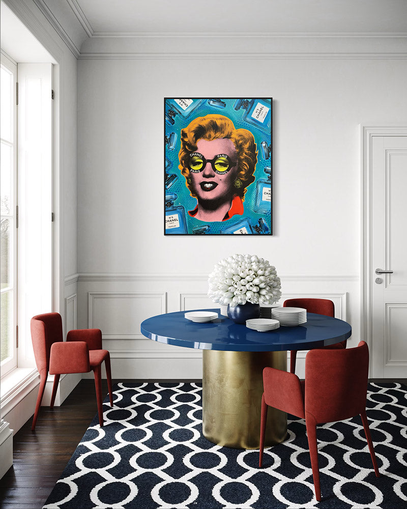 Silvio Alino - Marilyn Chanel No. 5 (Yellow-Blue)