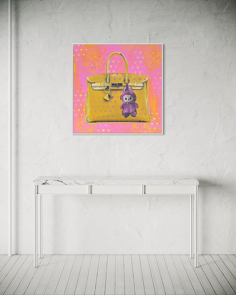Silvio Alino - Birkin Labubu ( Pink/Yellow)