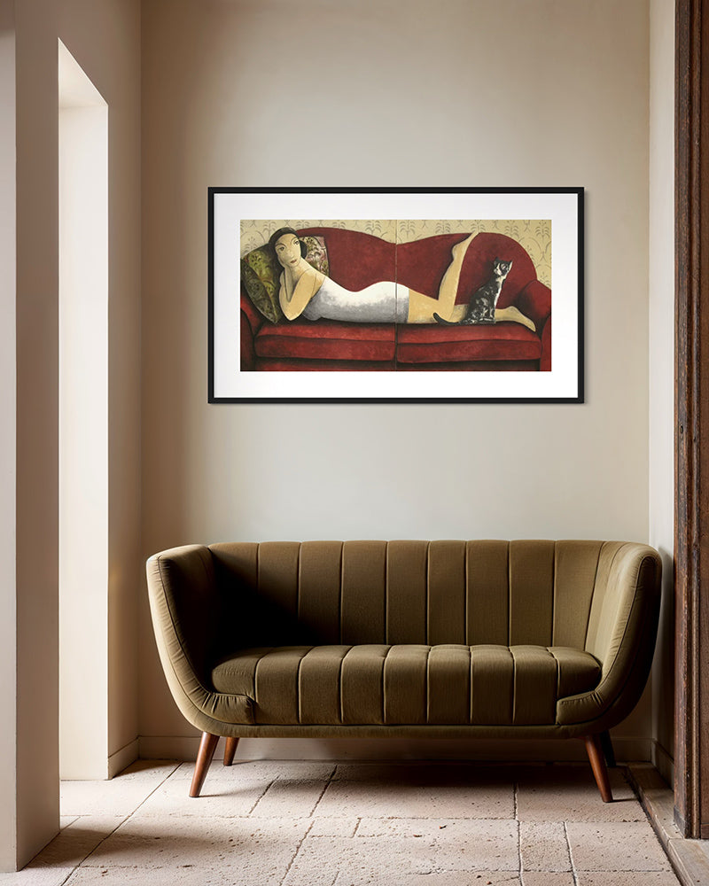 Didier Lourenço - Cat and woman