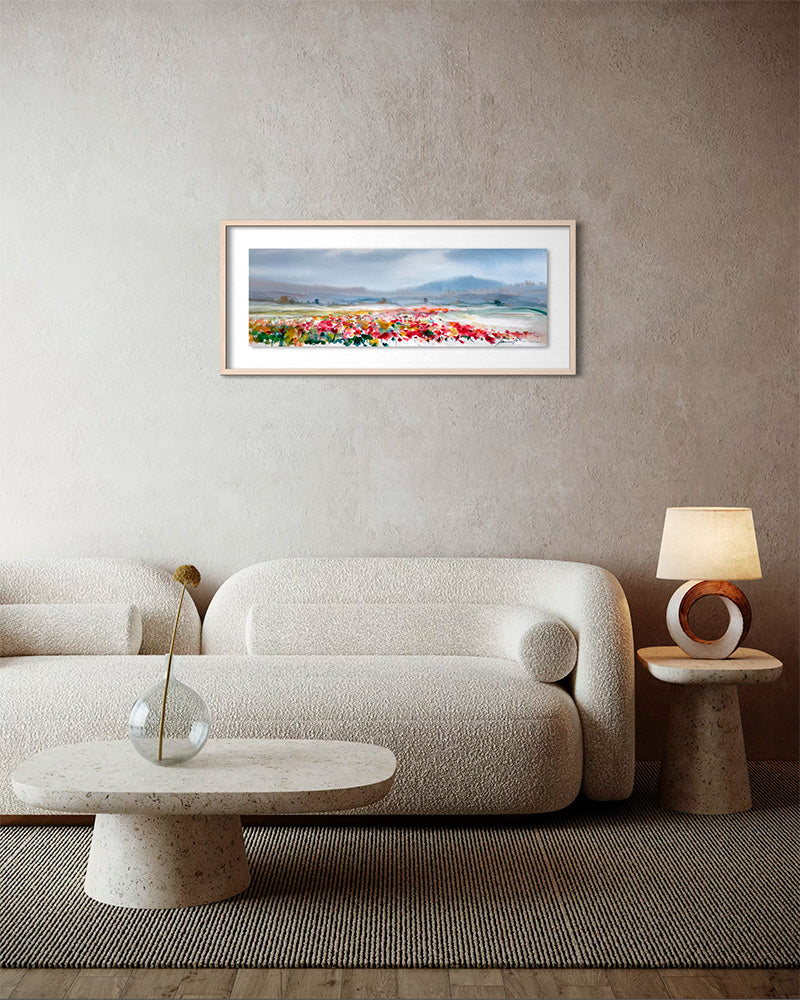 Xavier Galiza · Paisaje de amapolas 2