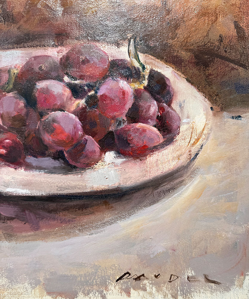 Anna Dauder - Plato con uvas