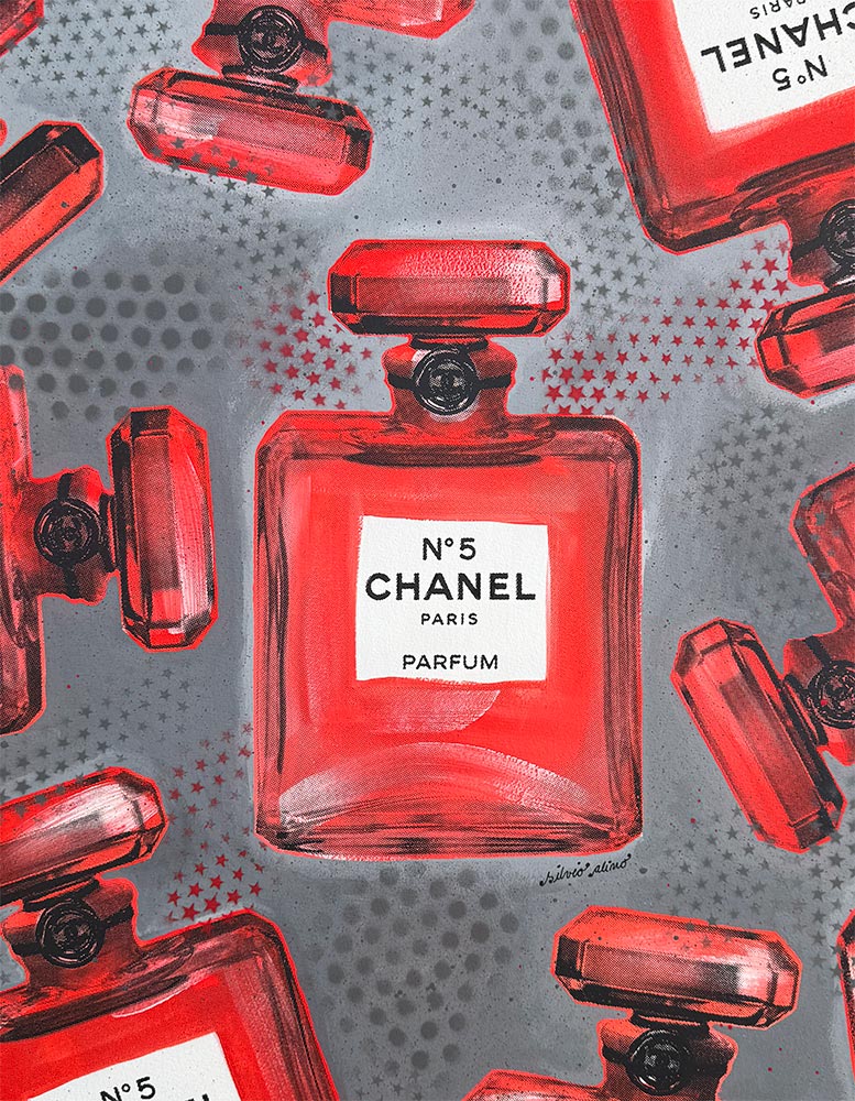 Silvio Alino - 9/Chanel No. 5 (Gris-Rojo)