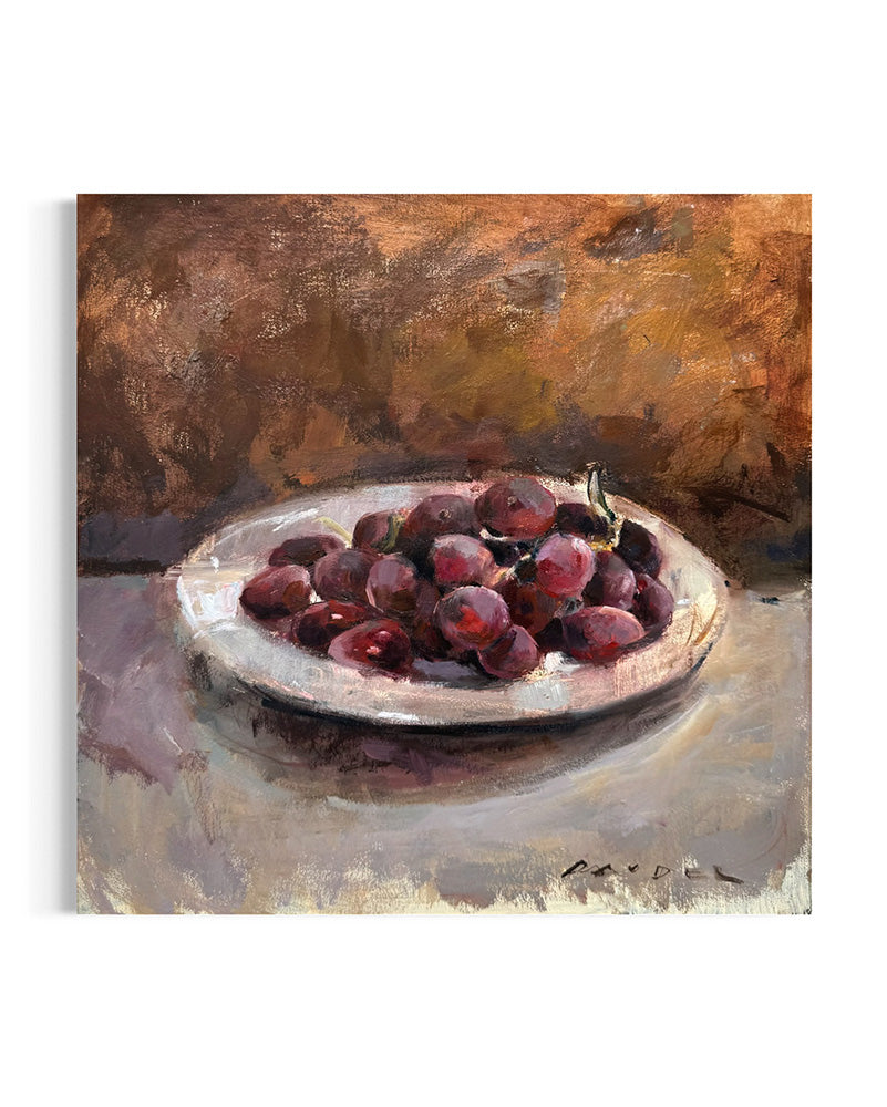 Anna Dauder - Plato con uvas