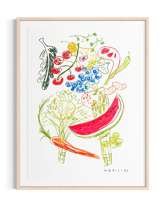 Javier Mariscal · Fruta y verdura