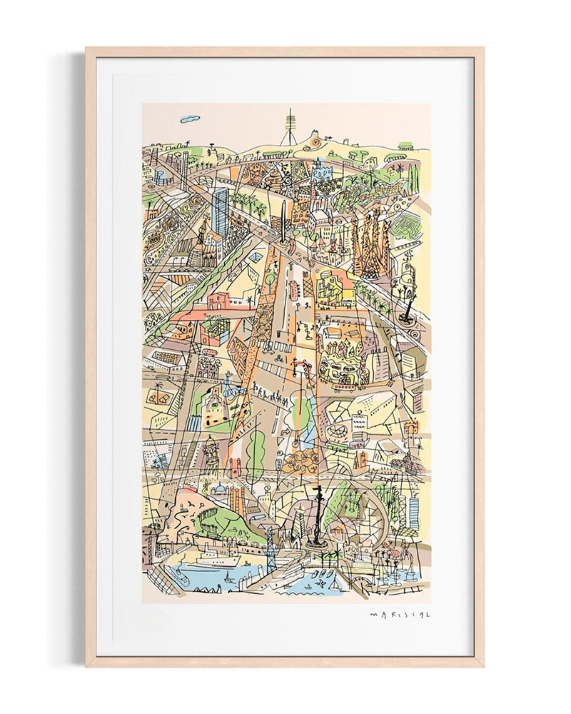 Javier Mariscal · Vista cubista a Barcelona
