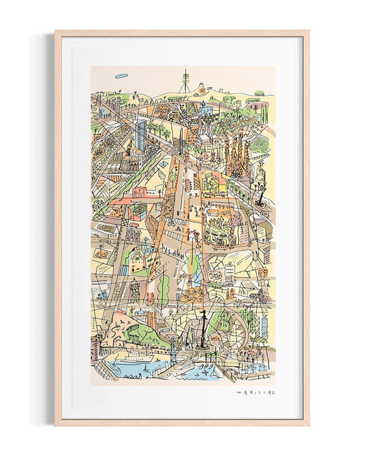 Javier Mariscal · Vista cubista a Barcelona