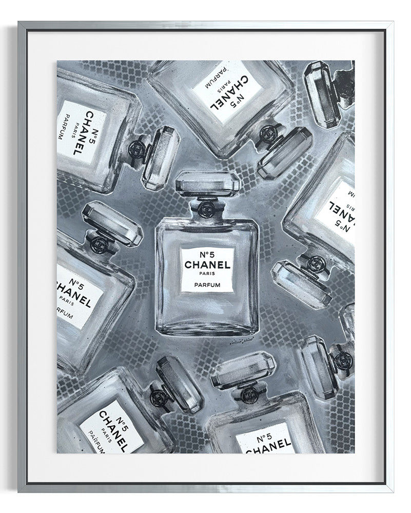Silvio Alino - 9/Chanel No. 5 (Plateado - Gris)