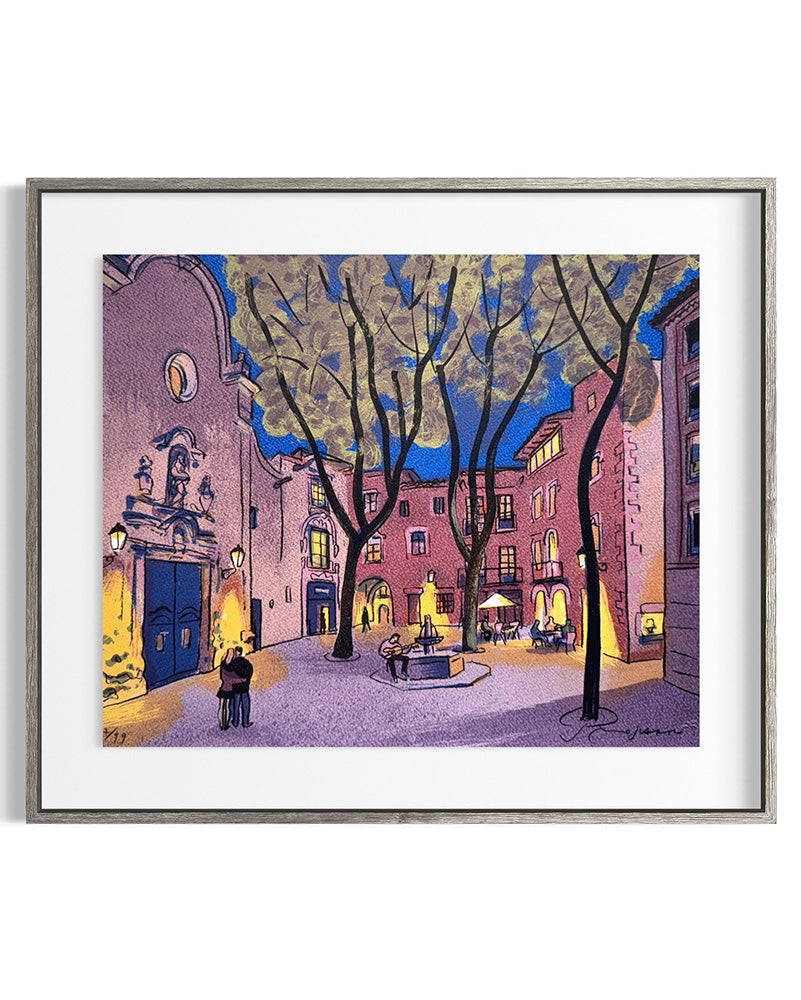 Josep Moscardó - San Felip Neri de noche