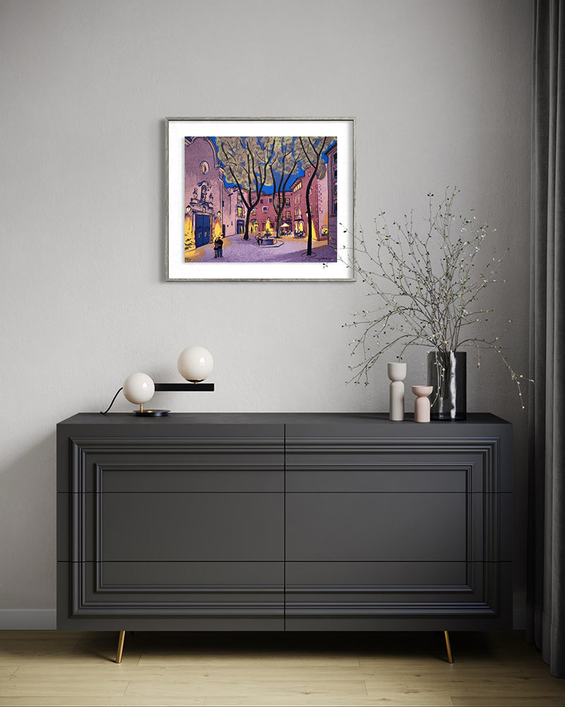 Josep Moscardó - San Felip Neri de noche