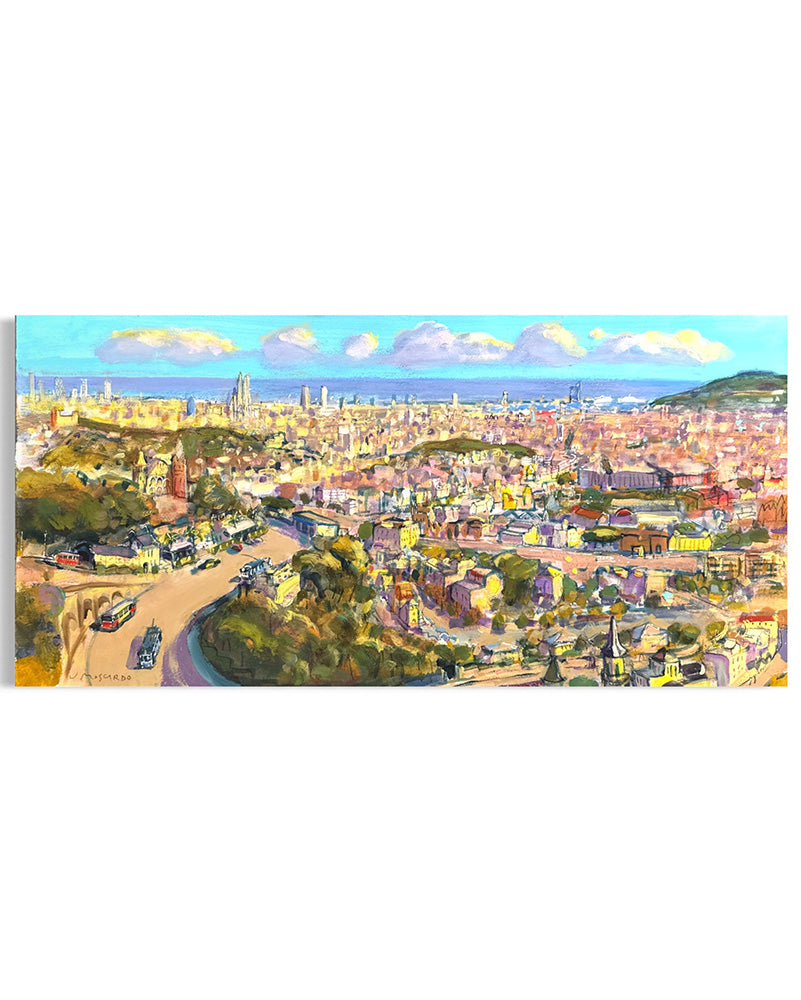 Josep Moscardó - Tarde de nubes ( Barcelona Panorama)