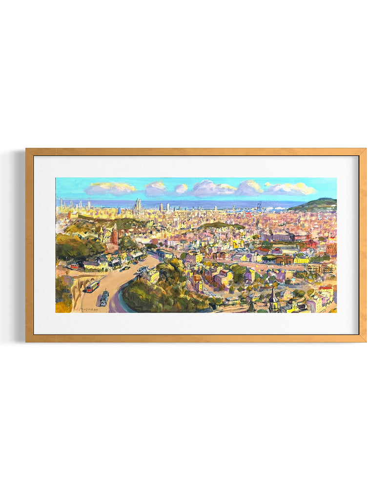 Josep Moscardó - Tarde de nubes ( Barcelona Panorama)