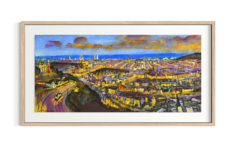 Josep Moscardó - Barcelona desde Tibidabo