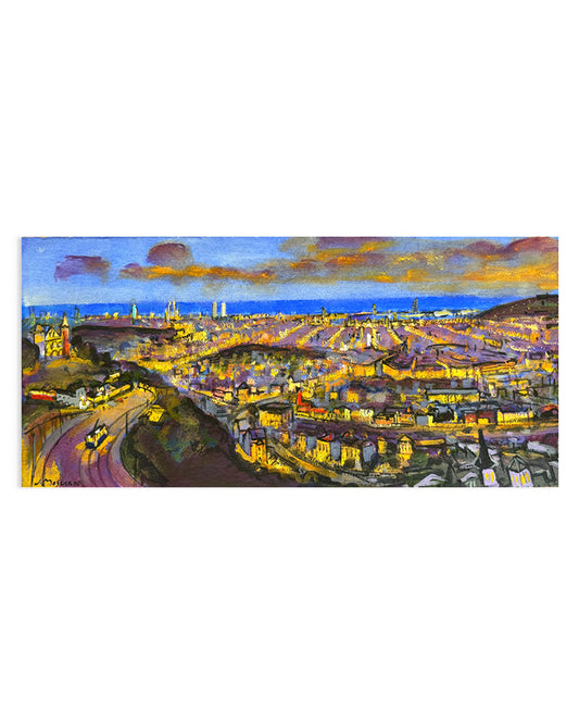 Josep Moscardó - Barcelona desde Tibidabo
