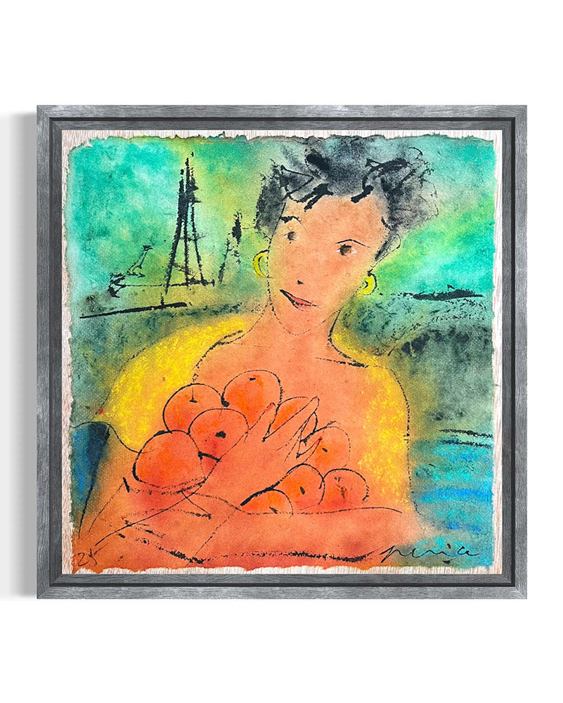 Perico Pastor - Femme aux oranges