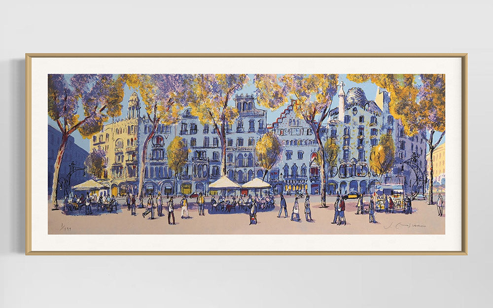 Josep Moscardó - Domingo en el Paseo de Gracia