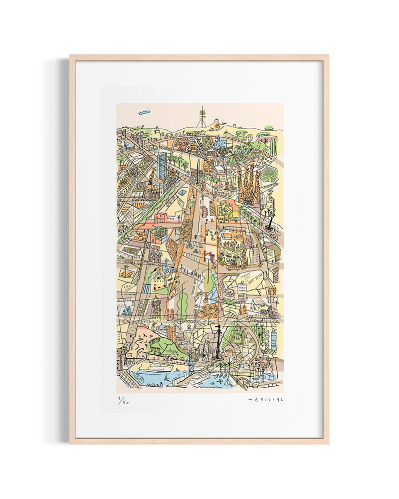 Javier Mariscal · Vista cubista a Barcelona