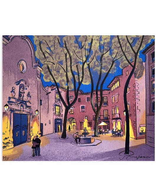 Josep Moscardó - San Felip Neri de noche