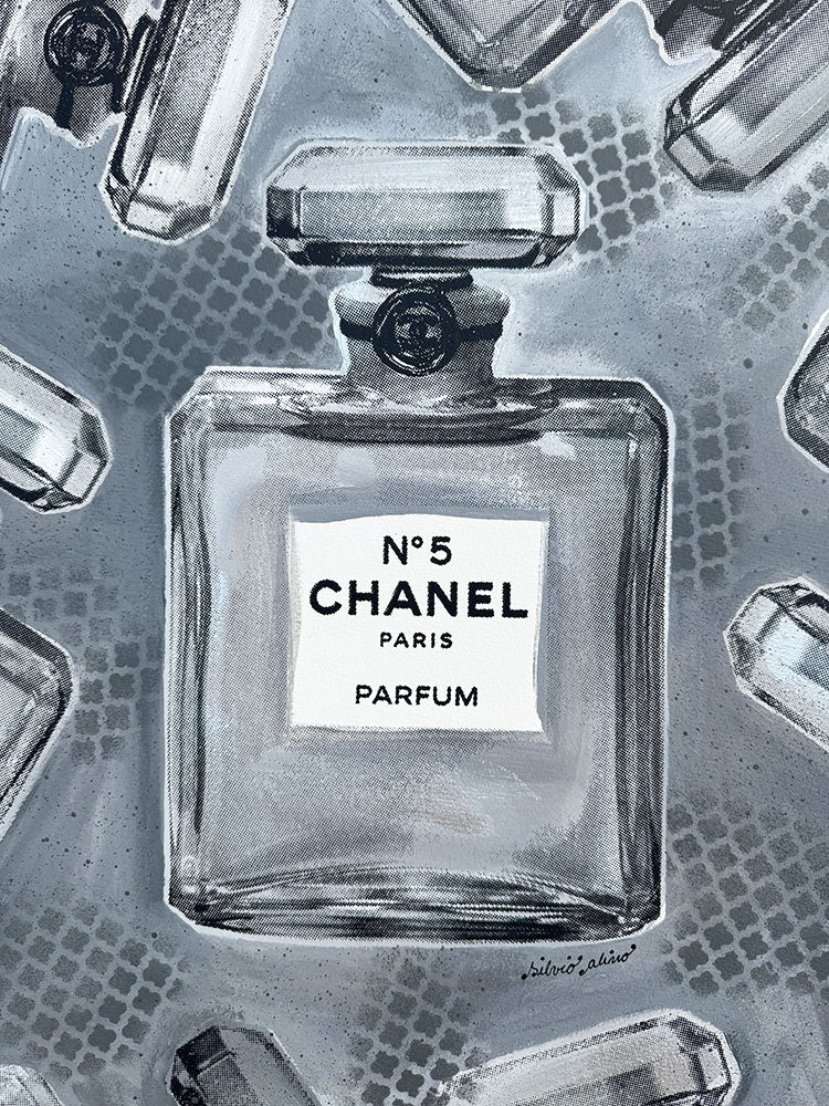 Silvio Alino - 9/Chanel No. 5 (Plateado - Gris)