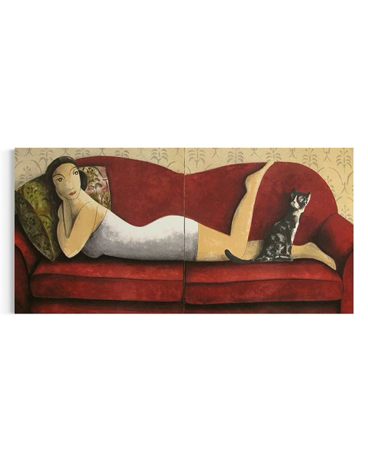 Didier Lourenço - Cat and woman