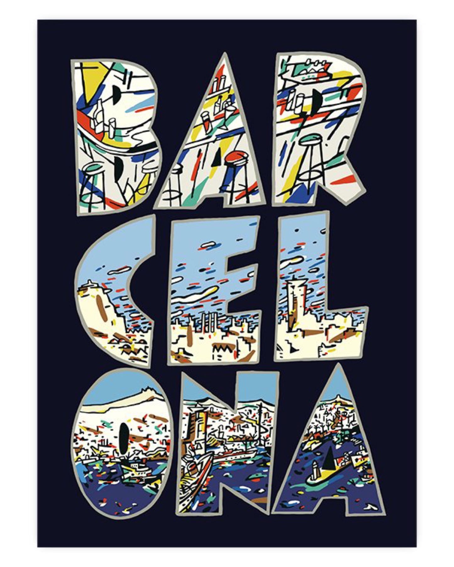 Javier Mariscal - BAR CEL ONA (Negro)