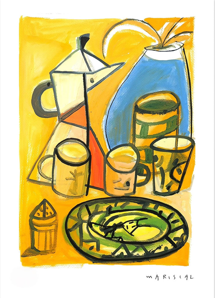 Javier Mariscal · Bodegó esmorzar al sol