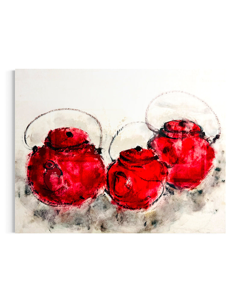Blanca Vernis · Teteras rojas