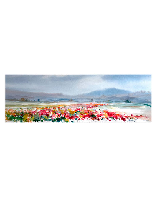 Xavier Galiza · Paisaje de amapolas 2