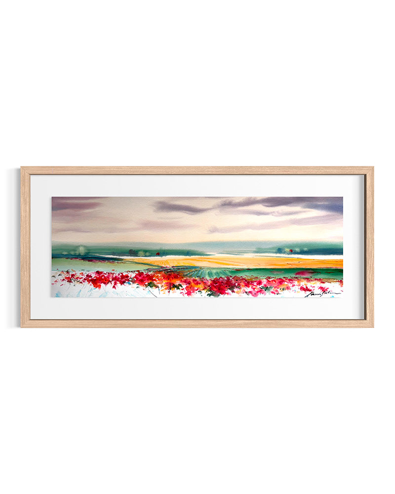 絵画 DamianElwesPicasso'sVillaLaCalifornie in Xavier Galiza · Paisaje de amapolas – Galerias Silvia Sennacheribbo